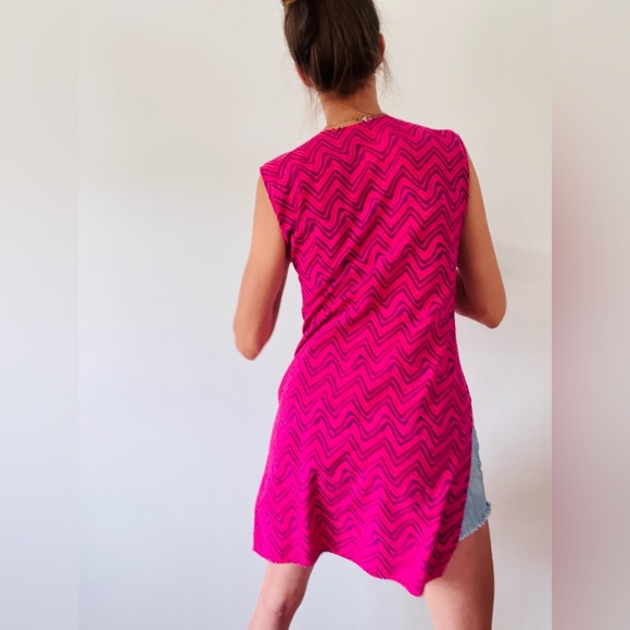 Block print cotton tunic - Picture 4 of 5